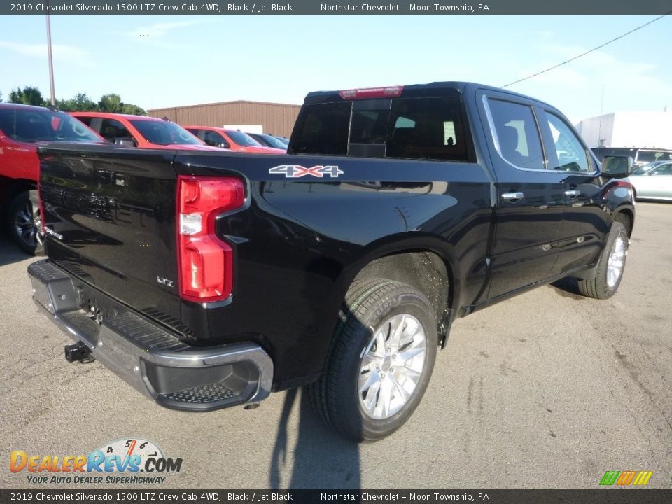 2019 Chevrolet Silverado 1500 LTZ Crew Cab 4WD Black / Jet Black Photo #5