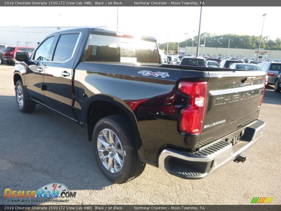 2019 Chevrolet Silverado 1500 LTZ Crew Cab 4WD Black / Jet Black Photo #7