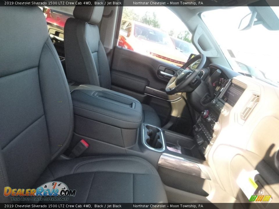 2019 Chevrolet Silverado 1500 LTZ Crew Cab 4WD Black / Jet Black Photo #10