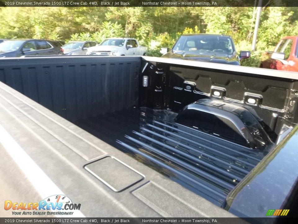 2019 Chevrolet Silverado 1500 LTZ Crew Cab 4WD Black / Jet Black Photo #12