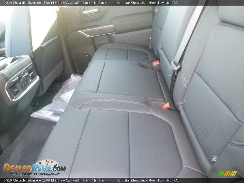 2019 Chevrolet Silverado 1500 LTZ Crew Cab 4WD Black / Jet Black Photo #13