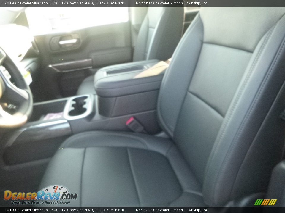 2019 Chevrolet Silverado 1500 LTZ Crew Cab 4WD Black / Jet Black Photo #16