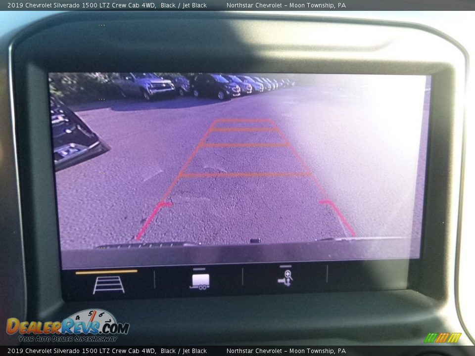 2019 Chevrolet Silverado 1500 LTZ Crew Cab 4WD Black / Jet Black Photo #19