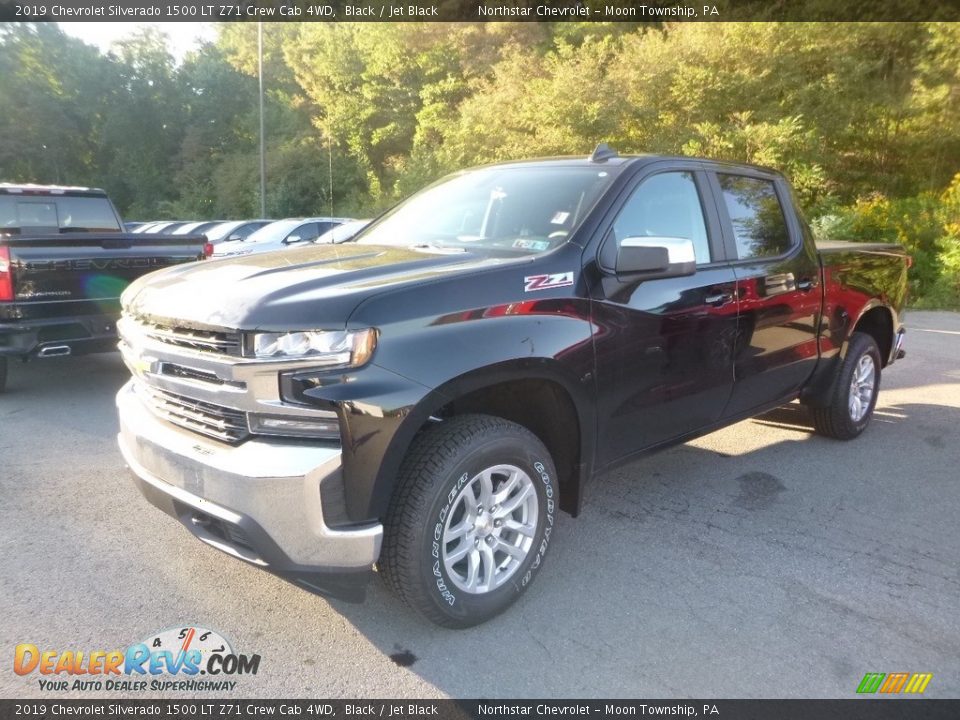 2019 Chevrolet Silverado 1500 LT Z71 Crew Cab 4WD Black / Jet Black Photo #1
