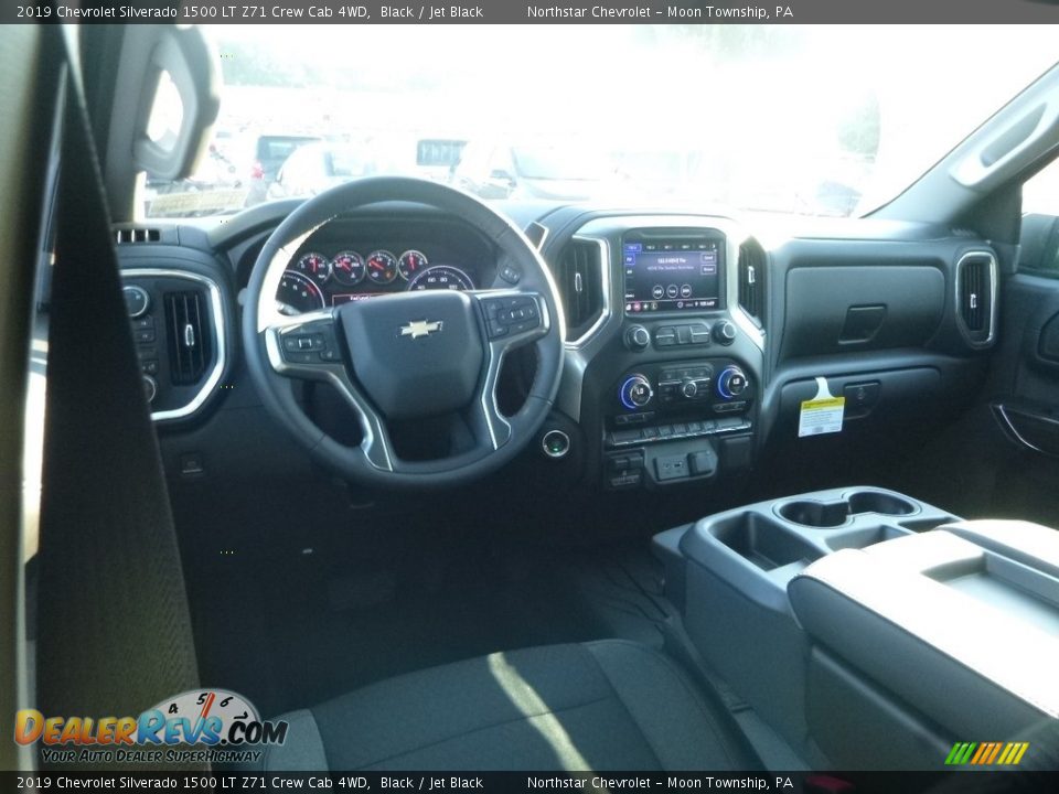 2019 Chevrolet Silverado 1500 LT Z71 Crew Cab 4WD Black / Jet Black Photo #13