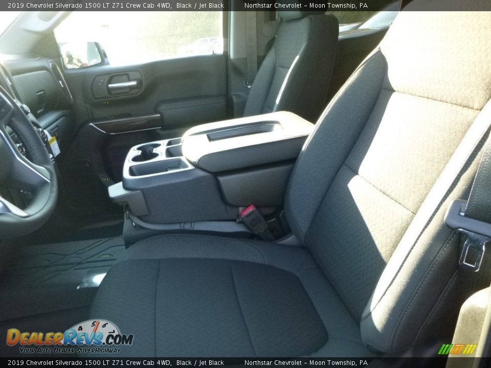 2019 Chevrolet Silverado 1500 LT Z71 Crew Cab 4WD Black / Jet Black Photo #15