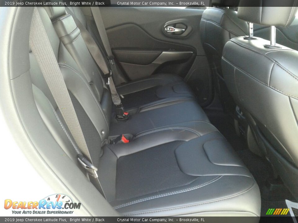 2019 Jeep Cherokee Latitude Plus Bright White / Black Photo #11