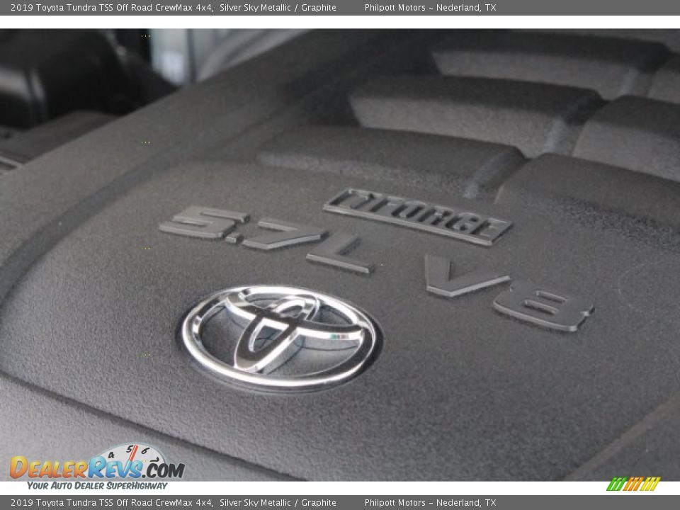 2019 Toyota Tundra TSS Off Road CrewMax 4x4 Silver Sky Metallic / Graphite Photo #34