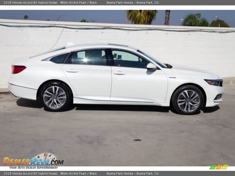 2018 Honda Accord EX Hybrid Sedan White Orchid Pearl / Black Photo #5