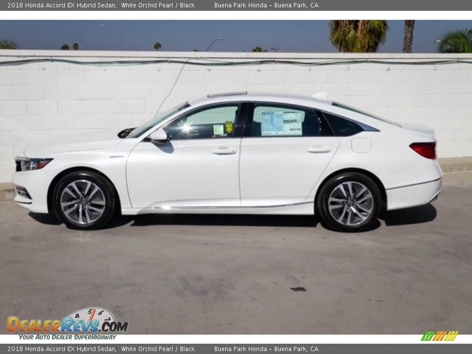 2018 Honda Accord EX Hybrid Sedan White Orchid Pearl / Black Photo #9