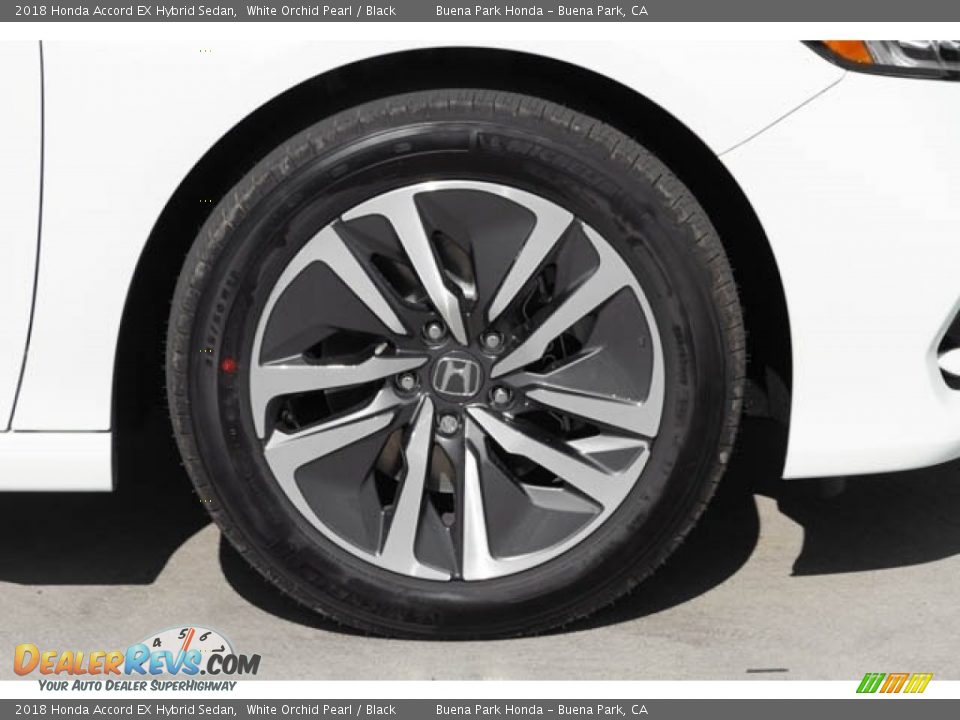 2018 Honda Accord EX Hybrid Sedan White Orchid Pearl / Black Photo #12