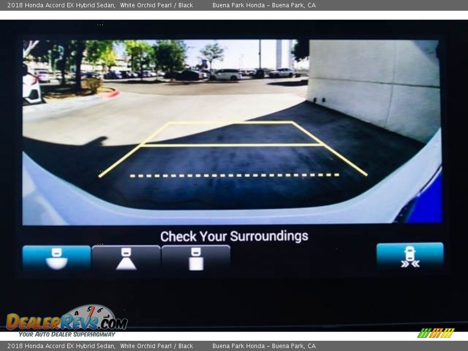 2018 Honda Accord EX Hybrid Sedan White Orchid Pearl / Black Photo #15
