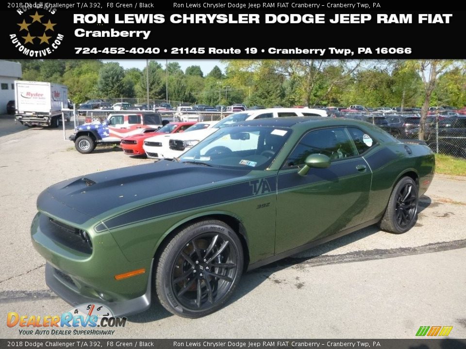 2018 Dodge Challenger T/A 392 F8 Green / Black Photo #1