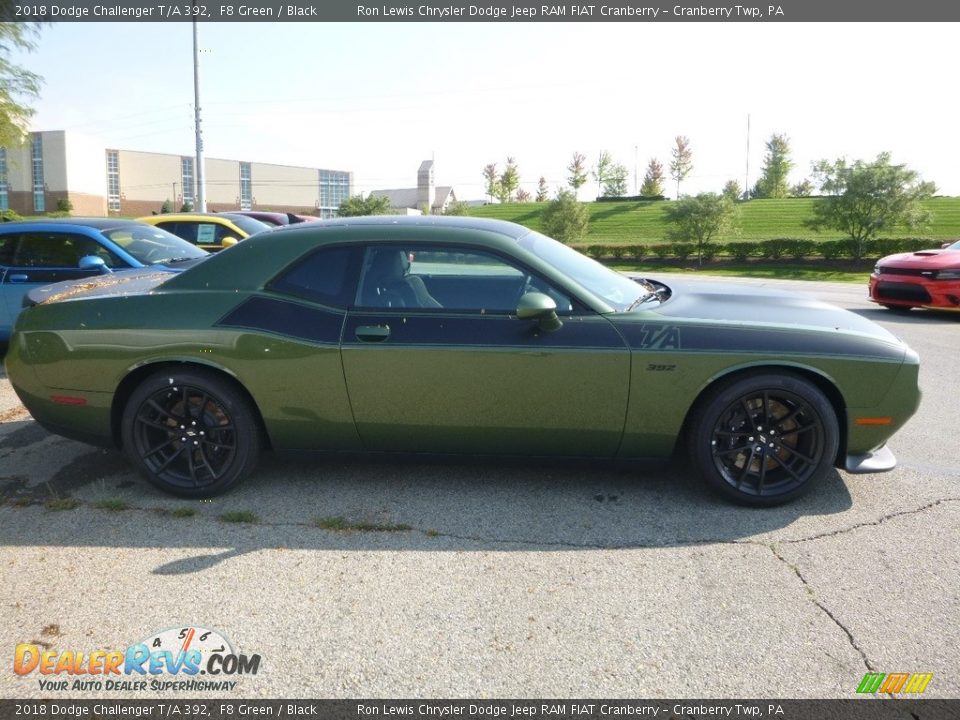 2018 Dodge Challenger T/A 392 F8 Green / Black Photo #6