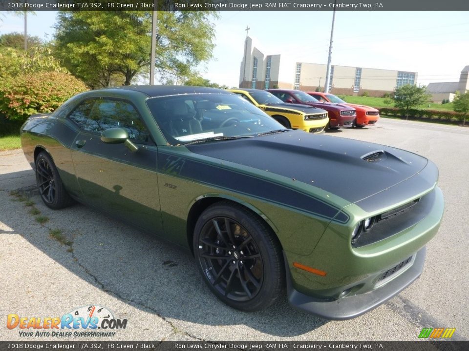 2018 Dodge Challenger T/A 392 F8 Green / Black Photo #7