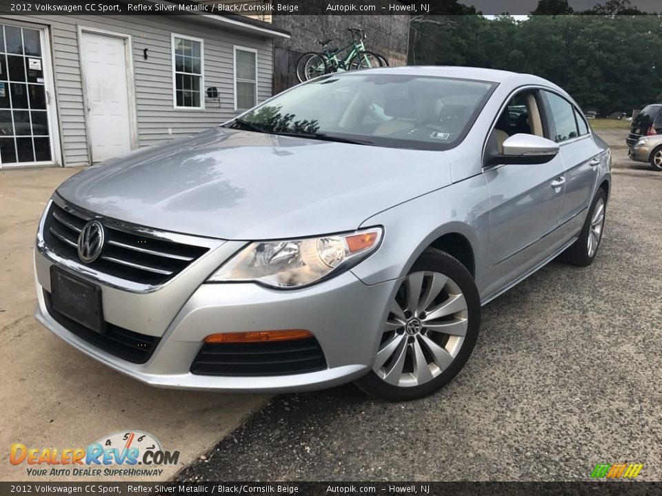 2012 Volkswagen CC Sport Reflex Silver Metallic / Black/Cornsilk Beige Photo #1