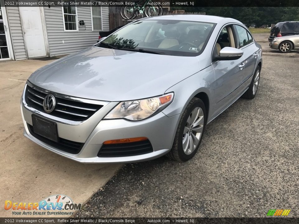 2012 Volkswagen CC Sport Reflex Silver Metallic / Black/Cornsilk Beige Photo #2