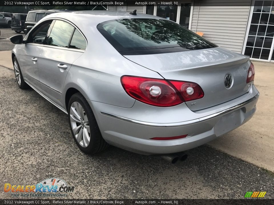 2012 Volkswagen CC Sport Reflex Silver Metallic / Black/Cornsilk Beige Photo #4