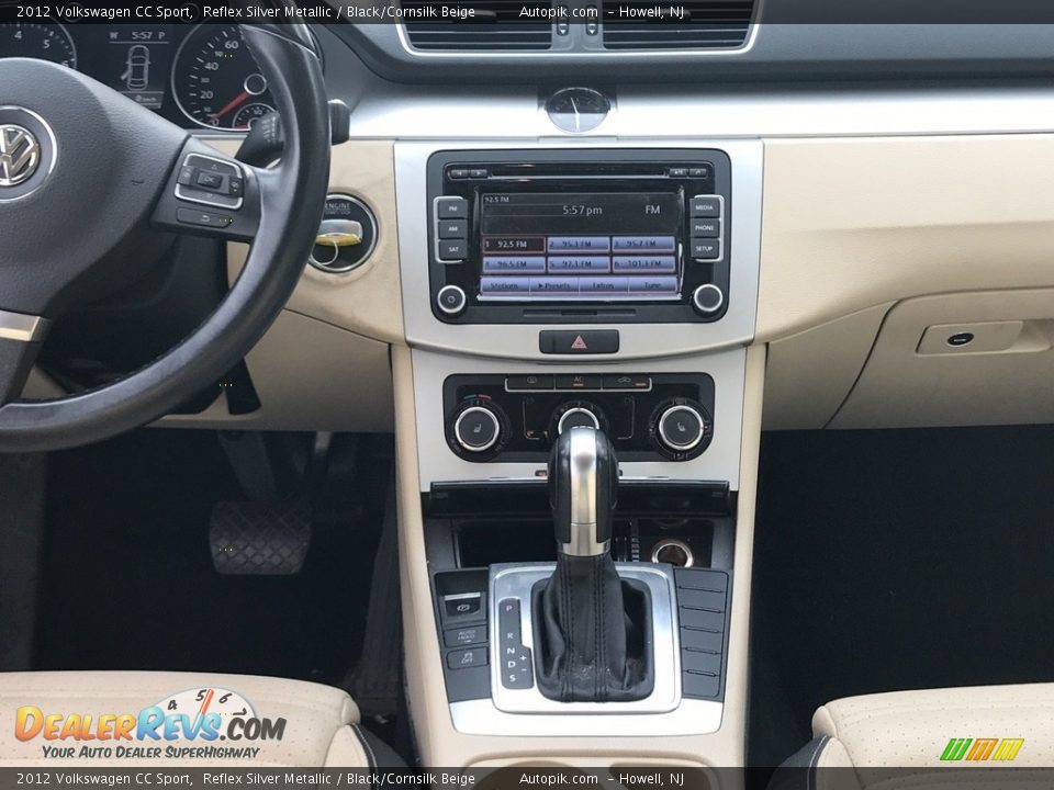 2012 Volkswagen CC Sport Reflex Silver Metallic / Black/Cornsilk Beige Photo #12