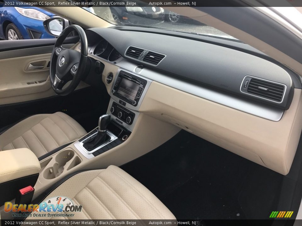 2012 Volkswagen CC Sport Reflex Silver Metallic / Black/Cornsilk Beige Photo #13