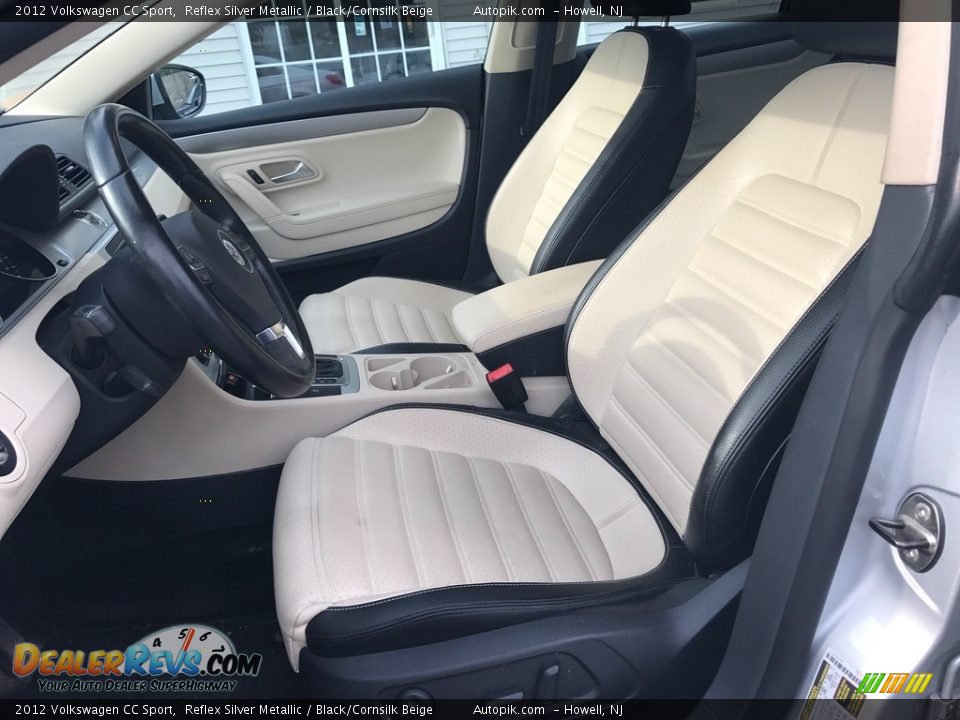 2012 Volkswagen CC Sport Reflex Silver Metallic / Black/Cornsilk Beige Photo #16