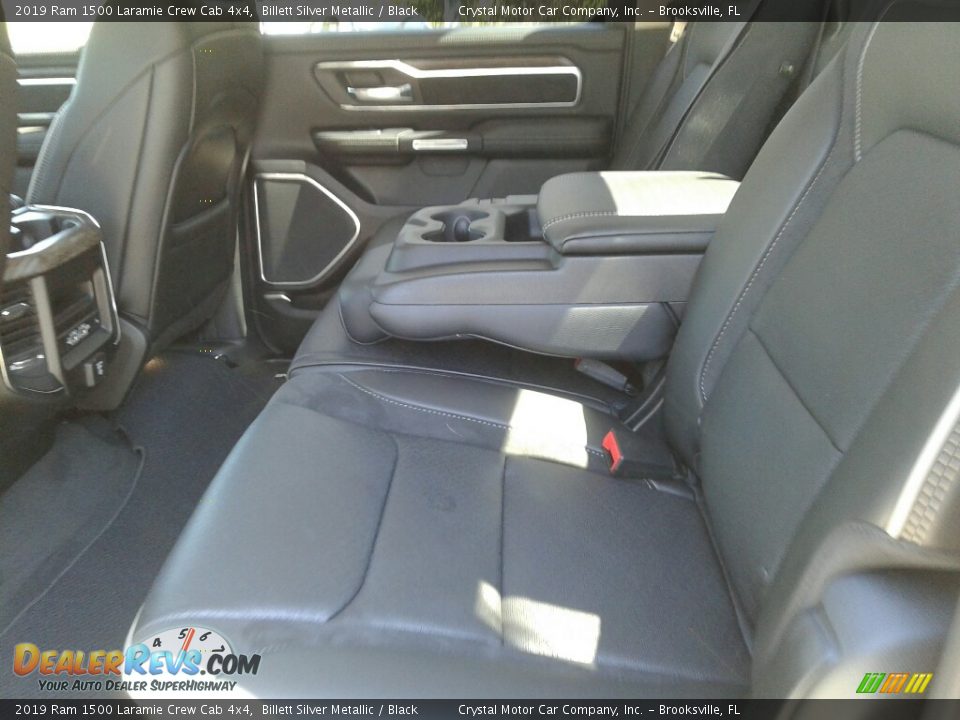 2019 Ram 1500 Laramie Crew Cab 4x4 Billett Silver Metallic / Black Photo #10