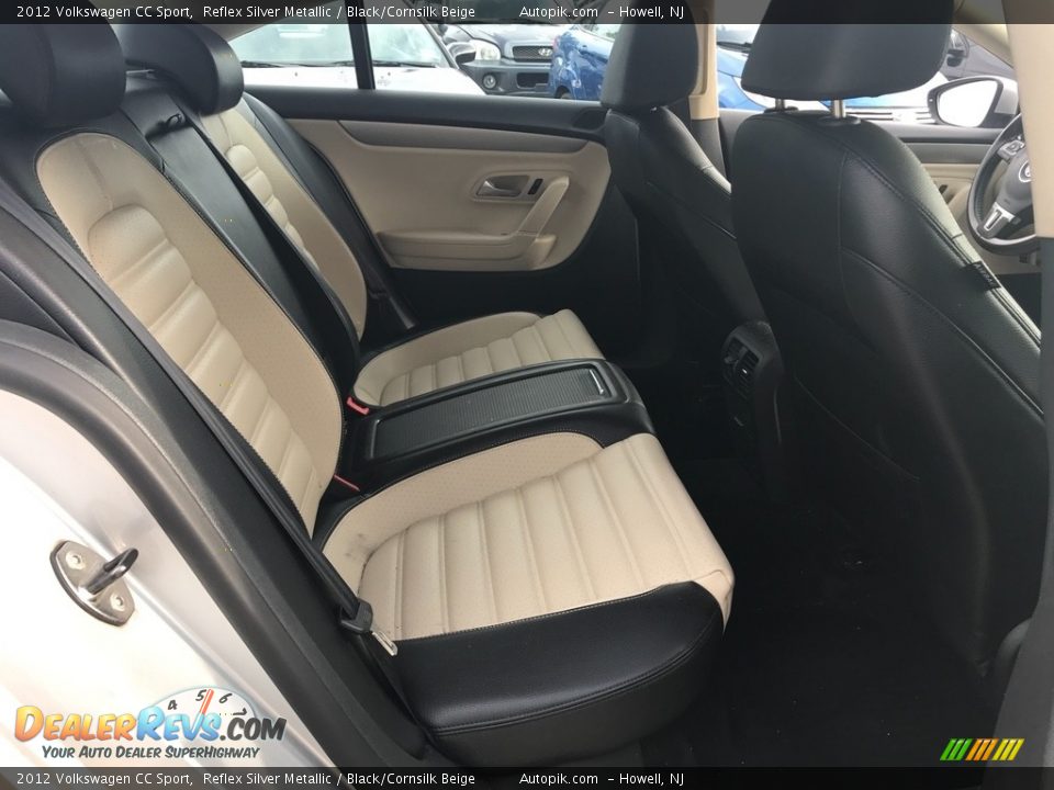 2012 Volkswagen CC Sport Reflex Silver Metallic / Black/Cornsilk Beige Photo #19