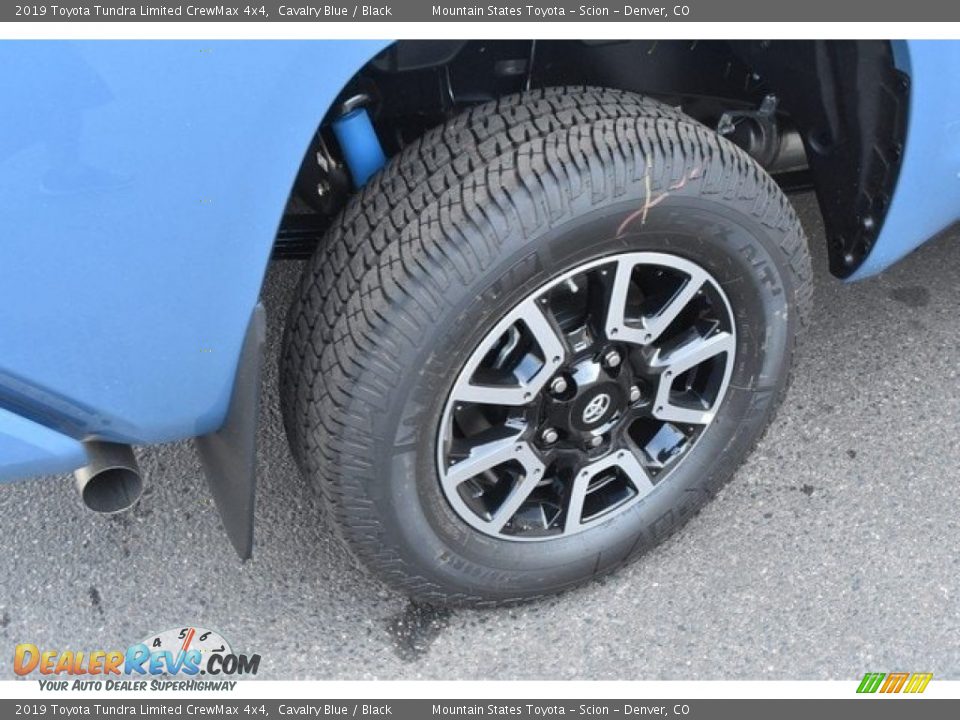 2019 Toyota Tundra Limited CrewMax 4x4 Cavalry Blue / Black Photo #35