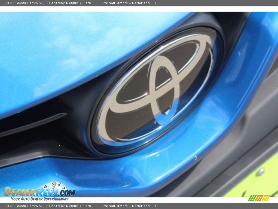2018 Toyota Camry SE Blue Streak Metallic / Black Photo #11