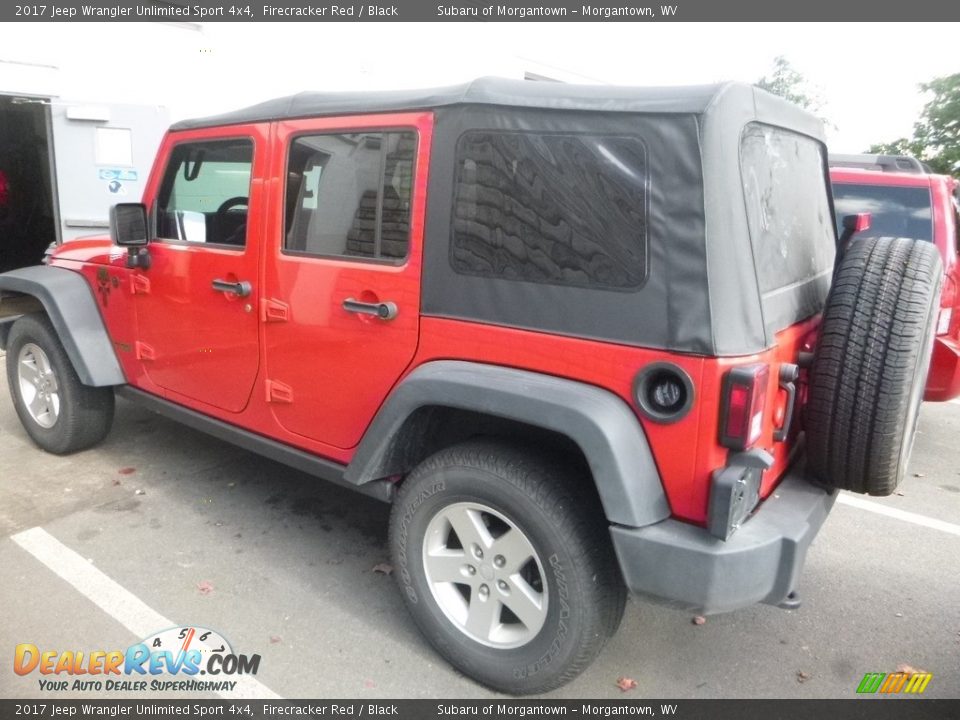 2017 Jeep Wrangler Unlimited Sport 4x4 Firecracker Red / Black Photo #4