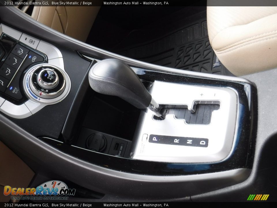 2012 Hyundai Elantra GLS Blue Sky Metallic / Beige Photo #15