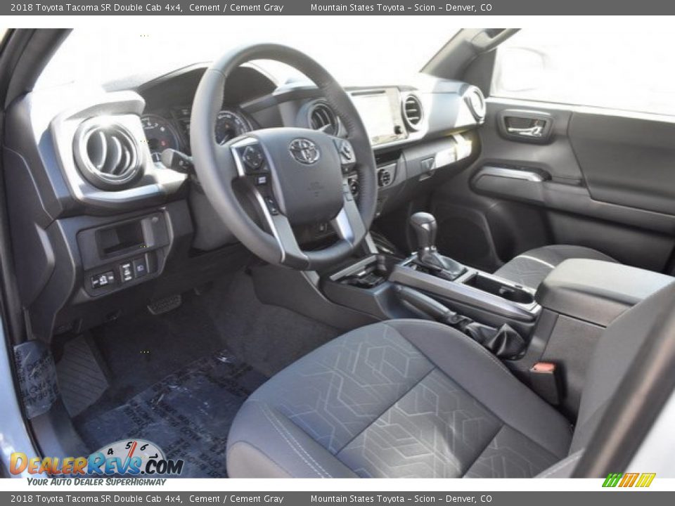 2018 Toyota Tacoma SR Double Cab 4x4 Cement / Cement Gray Photo #5