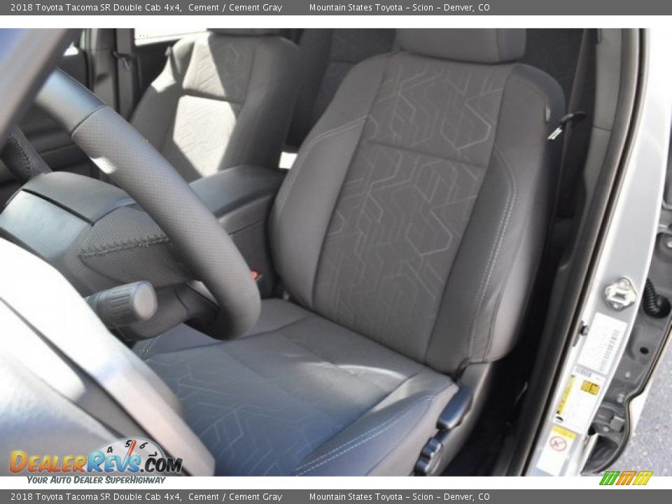 2018 Toyota Tacoma SR Double Cab 4x4 Cement / Cement Gray Photo #7