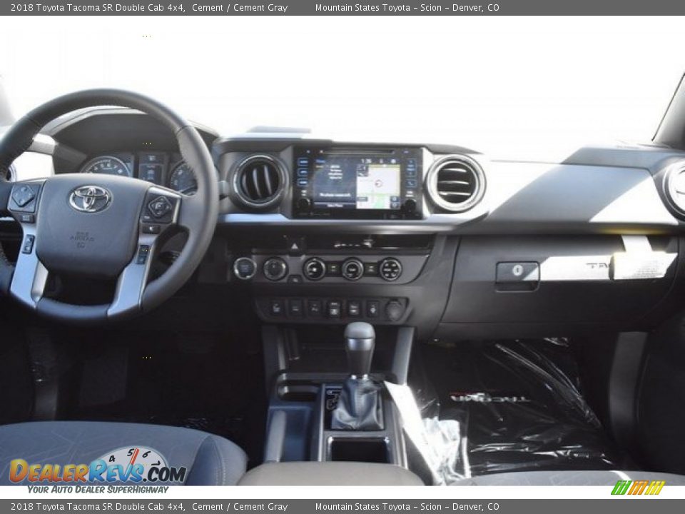2018 Toyota Tacoma SR Double Cab 4x4 Cement / Cement Gray Photo #8