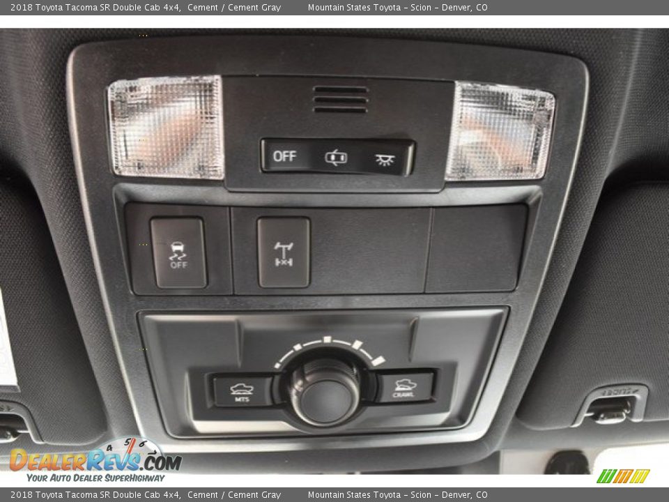 2018 Toyota Tacoma SR Double Cab 4x4 Cement / Cement Gray Photo #9