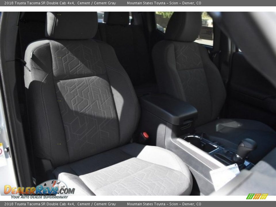 2018 Toyota Tacoma SR Double Cab 4x4 Cement / Cement Gray Photo #13