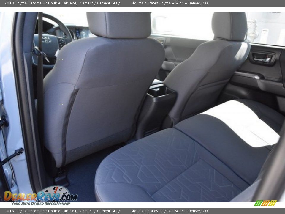 2018 Toyota Tacoma SR Double Cab 4x4 Cement / Cement Gray Photo #14