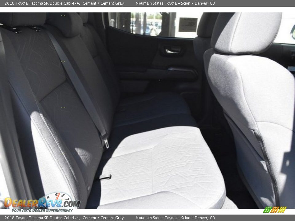 2018 Toyota Tacoma SR Double Cab 4x4 Cement / Cement Gray Photo #18