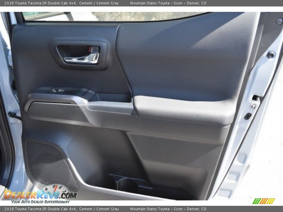 2018 Toyota Tacoma SR Double Cab 4x4 Cement / Cement Gray Photo #23