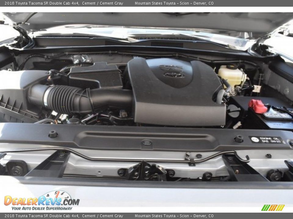 2018 Toyota Tacoma SR Double Cab 4x4 Cement / Cement Gray Photo #31