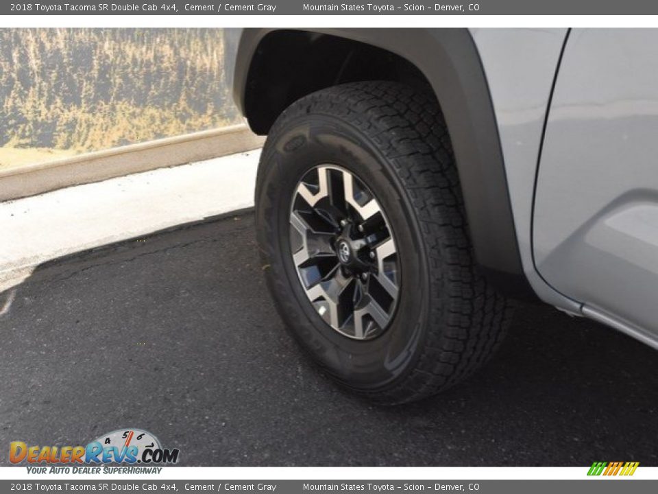 2018 Toyota Tacoma SR Double Cab 4x4 Cement / Cement Gray Photo #32
