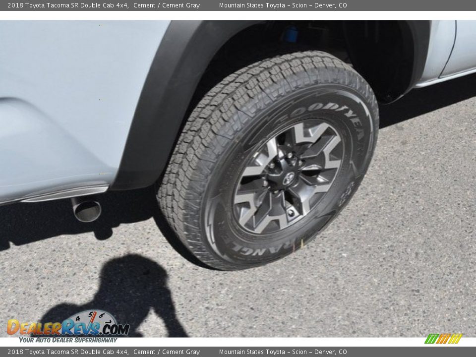 2018 Toyota Tacoma SR Double Cab 4x4 Cement / Cement Gray Photo #34