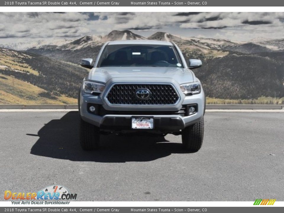 2018 Toyota Tacoma SR Double Cab 4x4 Cement / Cement Gray Photo #2