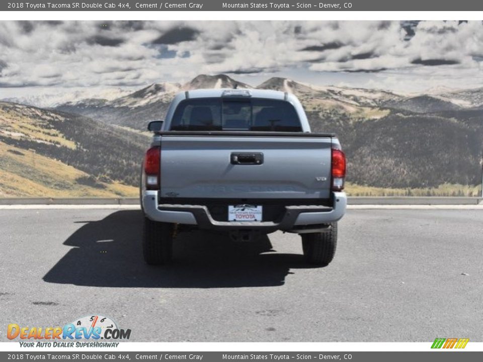 2018 Toyota Tacoma SR Double Cab 4x4 Cement / Cement Gray Photo #4