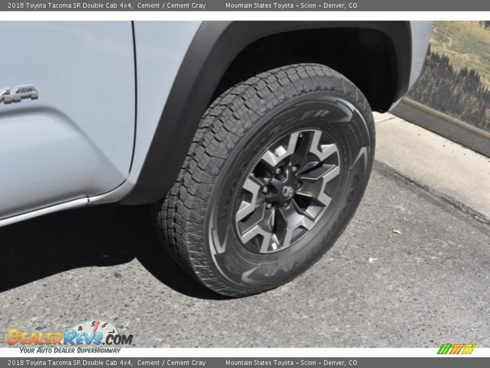2018 Toyota Tacoma SR Double Cab 4x4 Cement / Cement Gray Photo #35