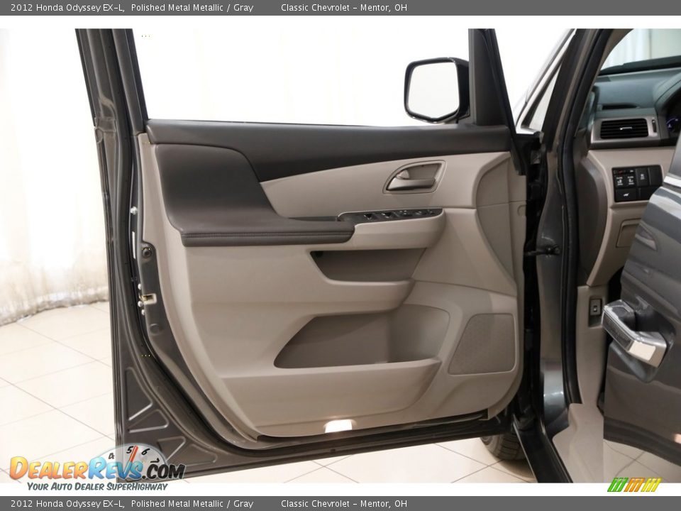 2012 Honda Odyssey EX-L Polished Metal Metallic / Gray Photo #4
