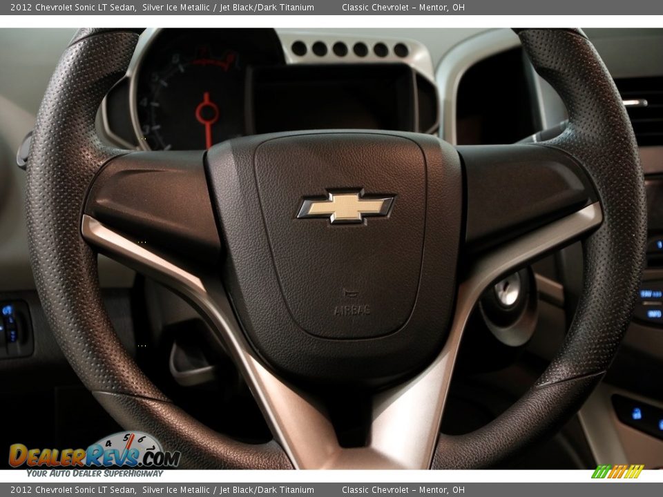 2012 Chevrolet Sonic LT Sedan Silver Ice Metallic / Jet Black/Dark Titanium Photo #6