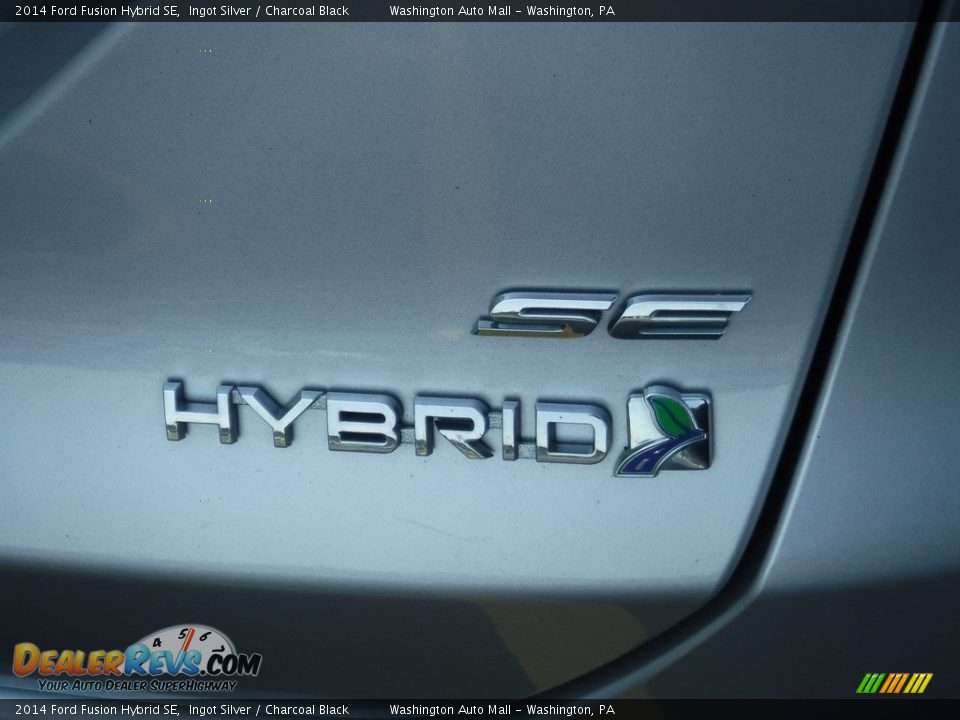 2014 Ford Fusion Hybrid SE Ingot Silver / Charcoal Black Photo #9