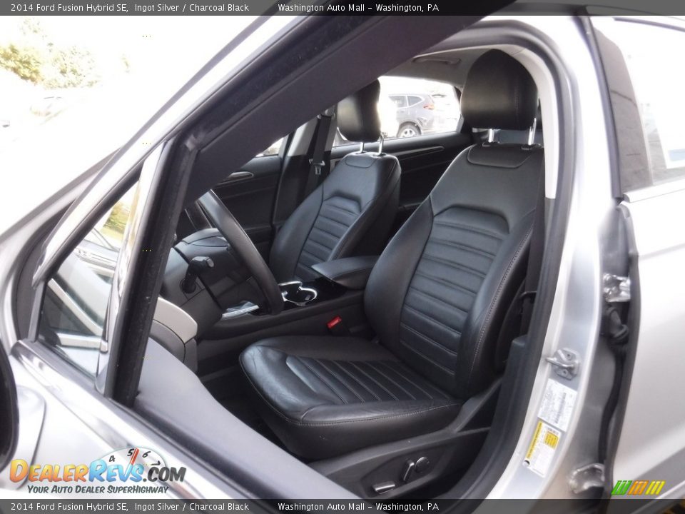 2014 Ford Fusion Hybrid SE Ingot Silver / Charcoal Black Photo #13