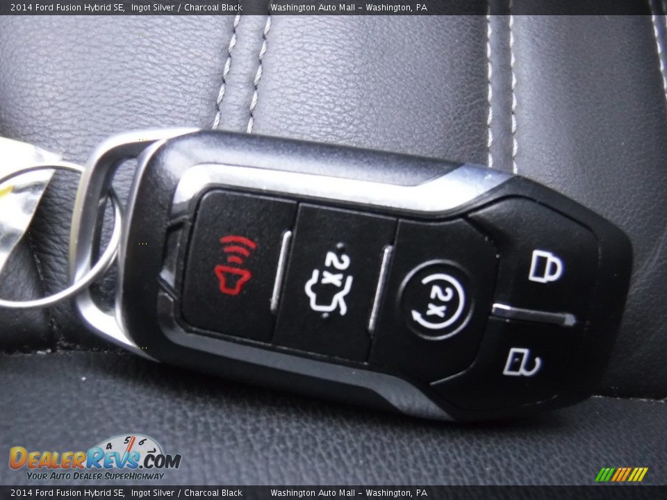 2014 Ford Fusion Hybrid SE Ingot Silver / Charcoal Black Photo #22